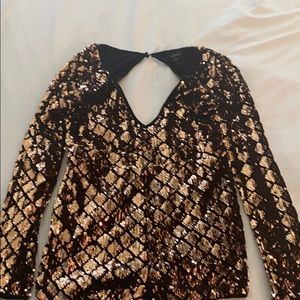 Sparkly sequin romper